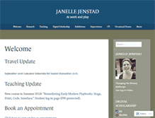 Tablet Screenshot of janellejenstad.com